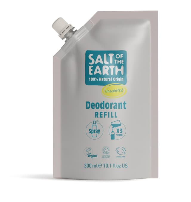 Salt Of the Earth Unscented Spray Refill Pouch