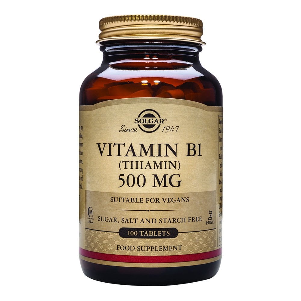 Solgar Vitamin B1 (Thiamin) 500 mg