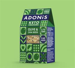 Adonis Keto Olive & Chia Seeds Crackers