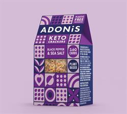 Adonis Keto Black Pepper & Sea Salt Crackers