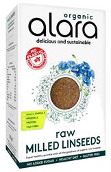 Alara Organic Raw Milled Linseeds