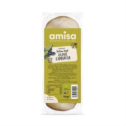 Amisa Organic Olive Ciabatta Gluten Free