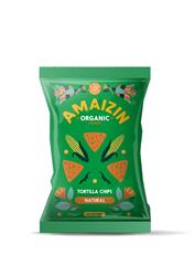 Amaizin Natural Corn Chips - Snack - Organic - Bag