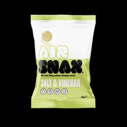 Airsnax Vegan Salt & Vinegar Puffed Chickpea Snack