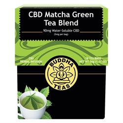 Buddha Teas CBD Matcha Green Tea Blend (18 tea bags)