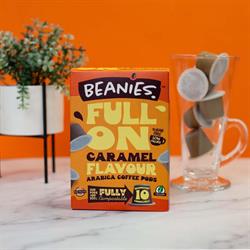 Beanies Coffee Beanies Caramel Flavour 10 Coffee Pods