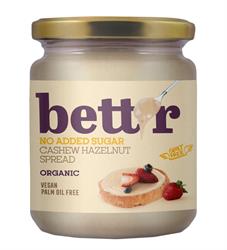 Bettr Cashew Heazelnut Spread with No Added Sugar Bio Bett'r g