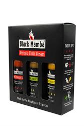 Black Mamba Africas Chilli Venom gift pack 3 x  sauces