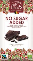 Belvas Tablet No Sugar Added Chocolate Bar Organic GF and Vegan