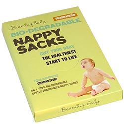 Beaming Baby Bio-degradable Nappy Sacks, Fragranced 60's