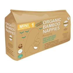 Beaming Baby Organic Bamboo Nappies Size 1 (2-6 kg, 32 nappies)