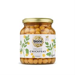 Biona Organic Chick Peas -in Glass jars