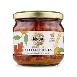 Biona Organic Seitan Pieces marinated in ginger and soya sauce