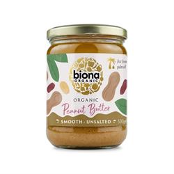 Biona Organic Peanut Butter Smooth Unsalted