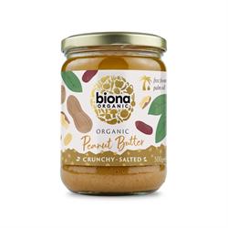 Biona Peanut Butter Organic Crunchy with Sea Salt