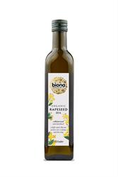 Biona Rapeseed Oil - First Cold Pressing - Organic