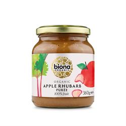 Biona Organic Apple & Rhubarb Puree 3