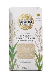 Biona Organic Italian Rice - Brown - Long Grain