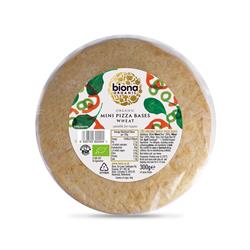 Biona Organic Mini Pizza Bases - Wheat - 4 bases per pack