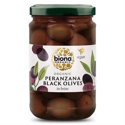 Biona Peranzana Black Olives in Brine Organic 2