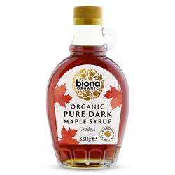 Biona Organic Pure Maple Syrup Dark Grade A 3