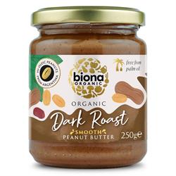 Biona Hi Oleic Dark Roast Peanut Butter Organic Smooth g