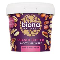 Biona Organic Peanut Butter Smooth Unsalted