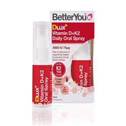 BetterYou D3000+K2 Vitamin D + K2 Daily Oral Spray