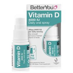 BetterYou D4000 Vitamin D Daily Oral Spray