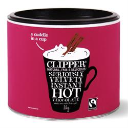 Clipper Fairtrade Seriously Velvety Instant Hot Chocolate