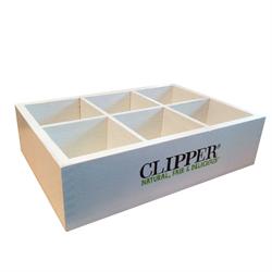 Clipper Wooden 6 Compartment Display Box