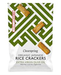 Clearspring Organic Rice Cracker Olive Oil & Sea Salt