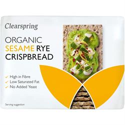 Clearspring Organic Rye Crispbread - Sesame