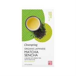 Clearspring Organic Japanese Matcha Sencha 20 bags