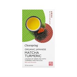 Clearspring Organic Japanese Matcha Turmeric 20 Teabags