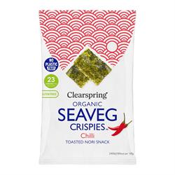 Clearspring Organic Seaveg Crispies Chilli (TRAYLESS)