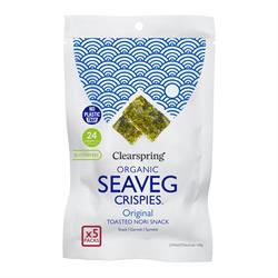 Clearspring Original - Organic Seaveg Crispies Multipack(TRAYLESS)