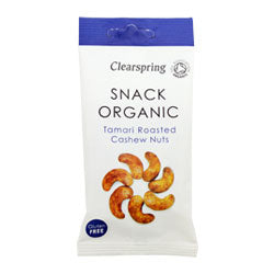 Clearspring Snack organic - Tamari roasted cashew nuts