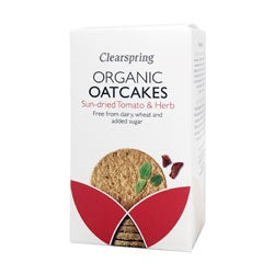 Clearspring Org Oatcakes Tomato & Herb