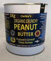 Carley's Organic CRUNCHY Peanut Butter  Eco Tin