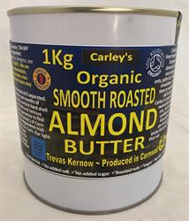 Carley's Organic SMOOTH ALMOND Butter  Eco Tin