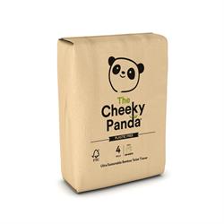 Cheeky Panda Plastic Free Ultra Sustainable Bamboo Toilet Roll - 4 Pack