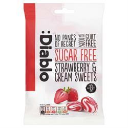 Diablo Sugar Free Strawberry & Cream Sweets Bag