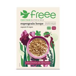 Doves Farm Freee Organic Supergrain Crunchy Hoops Buckwheat Oats Teff And Quinoa