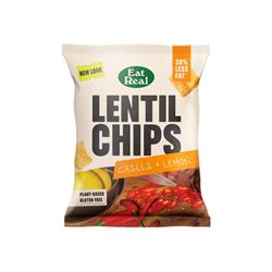 Eat Real Lentil Chips Chilli & Lemon