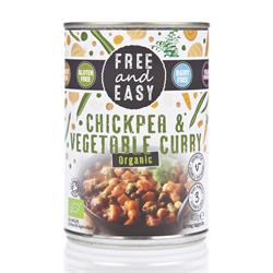 Free & Easy Organic Chick Pea & Vegetable Curry