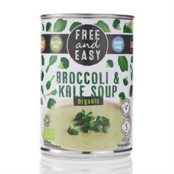 Free & Easy Organic Broccoli & Kale Soup