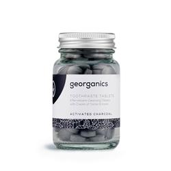 Georganics Mineral Toothtablets - Charcoal 120 Tablets