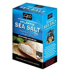 Georganics Organically Approved Atlantic Sea Salt - Crystals g