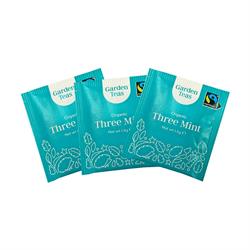 Garden Teas Organic Fairtrade Three Mint Infusion 20 Plastic Free Envelopes